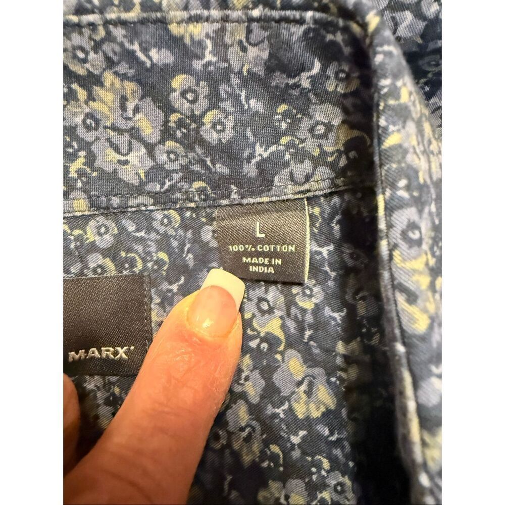 Hart Schaffner Marx Botanica Collection Button Front Short Large. Weekend - Picture 10 of 11